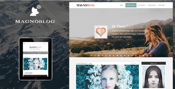 Magnoblog for WordPress - Theme