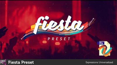 Fiesta Preset - Presets for After Effects (VideoHive)