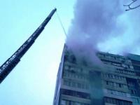Во время пожара в многоэтажке в Днепре спасатели эвакуировали около двухсот человек