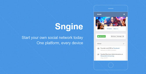 CodeCanyon - Sngine v2.3 - The Ultimate PHP Social Network Platform - 13526001