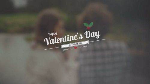 Valentine`s Day Vintage Title - Project for After Effects