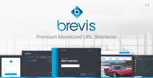 CodeCanyon - Brevis v1.3.1 - Premium Monetized URL Shortener - 17735186