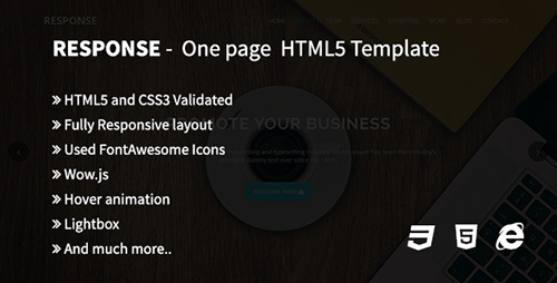CodeGrape - Response - One Page HTML5 Template (Update: 24 August 16) - 9458
