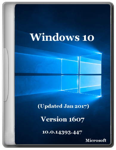 Microsoft Windows 10 Version 1607 Updated Jan 2017 Оригинальные образы от Microsoft MSDN