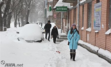 В Украину идет резкое похолодание до -20°