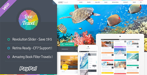 ThemeForest - Love Travel v2.6.1 - Creative Travel Agency WordPress - 7704831