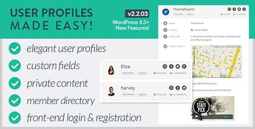CodeCanyon - User Profiles Made Easy v2.2.03 - WordPress Plugin - 4109874
