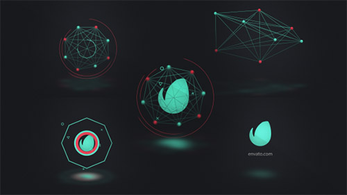 Connected Shapes Logo Reveal - Project for After Effects (Videohive)