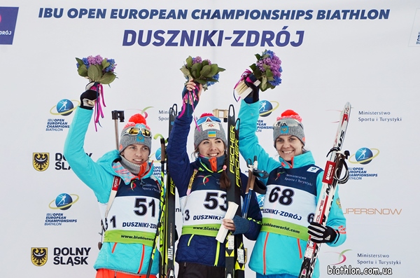 Юлия Джима завоевала «золото» чемпионата Европы по биатлону