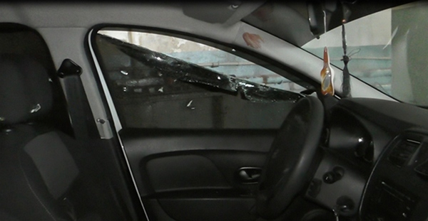 В Днепре расстреляли автомобиль охранной фирмы: один человек погиб, двое ранены(фото)