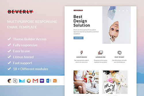 Beverly - Email template + Builder - CM 889249
