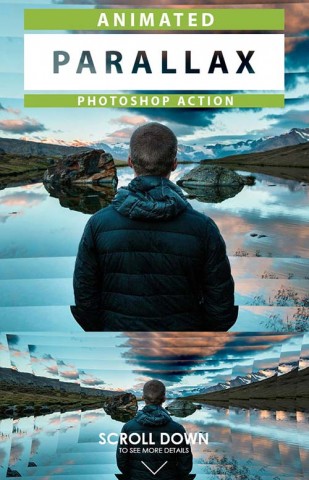 GraphicRiver Animated Parallax Photoshop Action