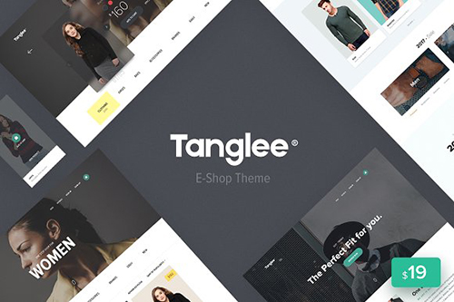 Tanglee - E-Shop theme PSD - CM 1211138