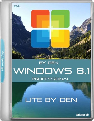 Windows 8.1 Pro Lite x64 v.1.2 by Den (RUS/2017)