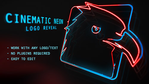 Cinematic Neon Logo - Project for After Effects (Videohive)