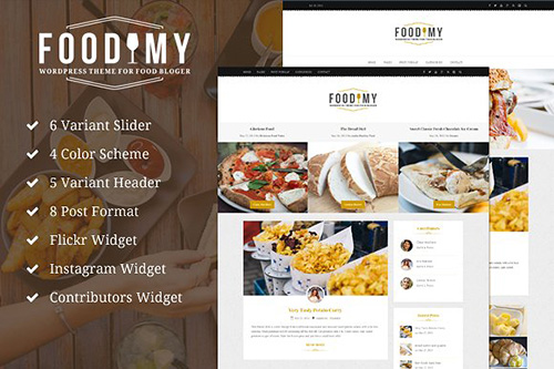 Foodimy v1.0.0 - Food Blogger WP Theme - CM 1193478