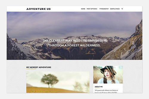 Adventure Us v1.0.0 - Travel Blog Theme - CM 1185144