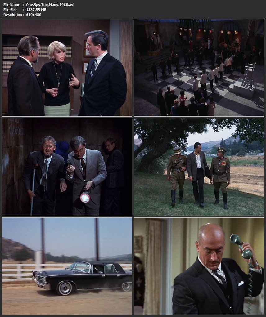 Один шпион – это слишком много / One Spy Too Many (1966) DVDRip-AVC
