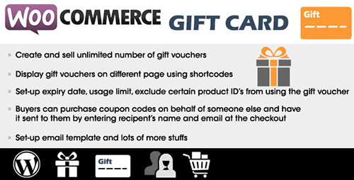 CodeCanyon - Woocommerce Gift Card v2.4 - 6234900