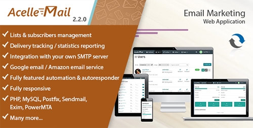CodeCanyon - Acelle Email v2.2.0-p11 - Marketing Web Application - 17796082