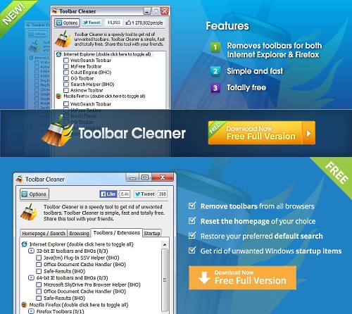 Soft4Boost Toolbar Cleaner 5.2.5.647 (+ Portable)