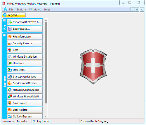 MiTeC Windows Registry Recovery 1.6.1.0 Portable