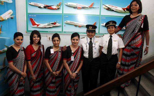 Сотрудницы Air India к 8 марта ввели новейший рекорд