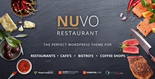 Nulled NUVO v6.0.1 - Restaurant, Cafe & Bistro WordPress Theme visual