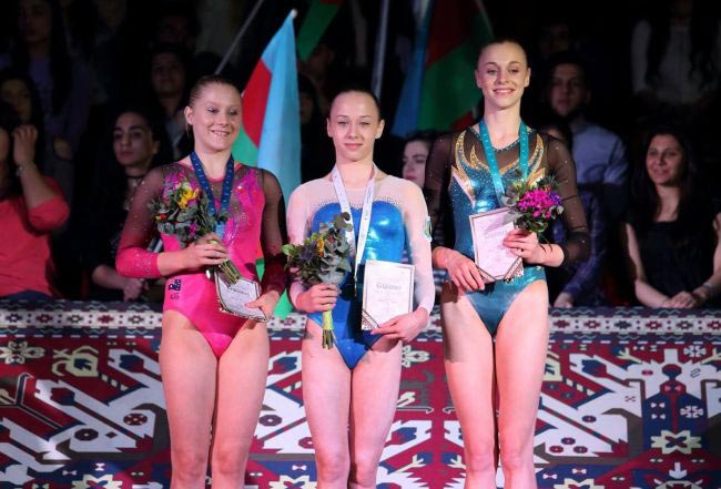 Украинцы завоевали две медали на турнире по спортивной гимнастике в Баку