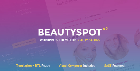 Nulled ThemeForest - BeautySpot v2.3.4 - WordPress Theme for Beauty Salons