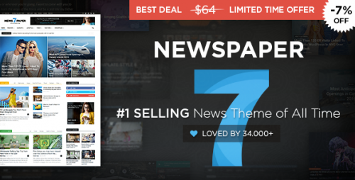 Nulled Newspaper v7.7.1 - WordPress News Theme logo