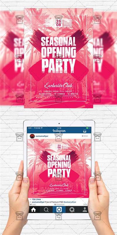 Flyer Template - Season Opening Party