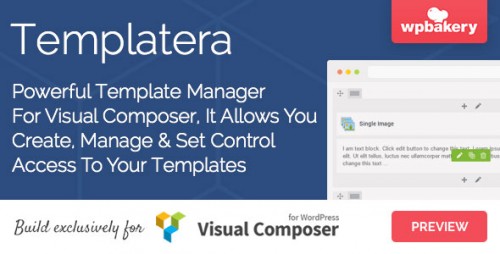 Nulled Templatera v1.1.12 - Template Manager for Visual Composer - WordPress snapshot