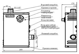 Схема электрического котла отопления