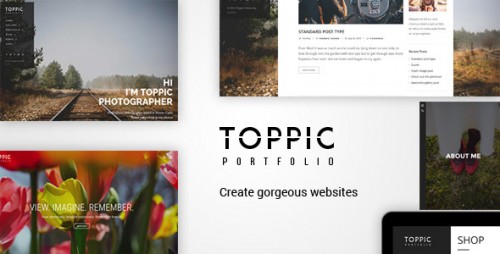 Nulled TopPic Photography v1.7 - Portfolio Photography Theme product image