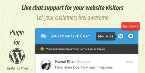 Download Nulled Awesome Live Chat 1.3.10 - WordPress Plugin pic