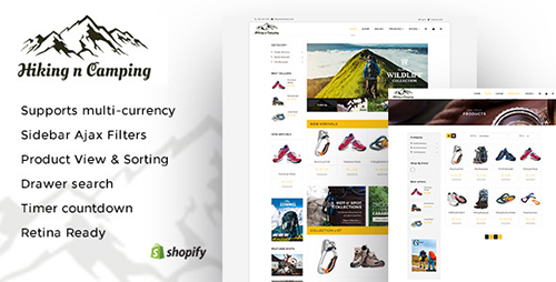 ThemeForest - Hiking and Camping v1.2 - An Outdoor Shopping Experience Shopify Theme - 19118831