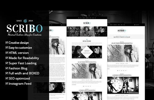 Scribbo v1.3 - Wordpress Blog Theme - CM 374618