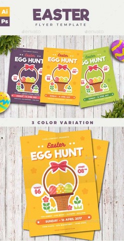 GraphicRiver Easter Flyer 19671047
