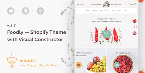 ThemeForest - Foodly v1.7.2 - One-Stop Shopify Grocery Shop - 15777451