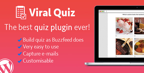 CodeCanyon - Wordpress Viral Quiz v2.17 - BuzzFeed Quiz Builder - 11178623
