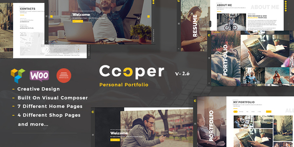 Cooper v2.5 - Creative Responsive Personal Portfolio