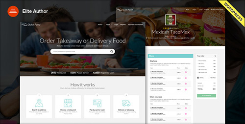 ThemeForest - QuickFood v1.2.1 - Delivery or Takeaway Food WordPress Theme - 16729757