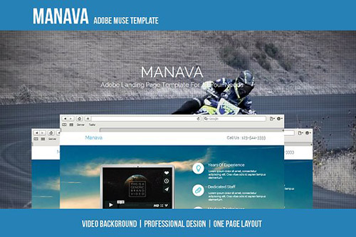 Manava - Adobe Muse Template - CM 896650