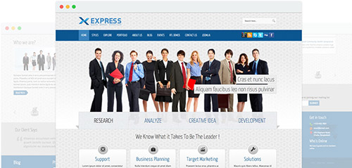 JoomShaper - Express v1.7 - Responsive Joomla Business Template