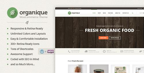 ThemeForest - Organique v1.11.3 - WordPress Theme For Healthy Food Shop - 7312458