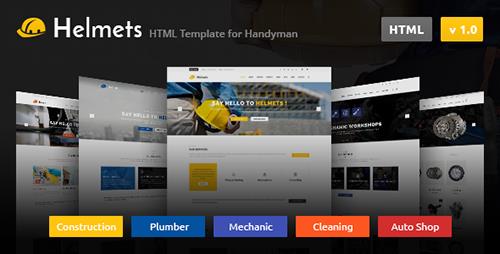 ThemeForest - Helmets v1.0 - HTML Template for Handyman - 15312627