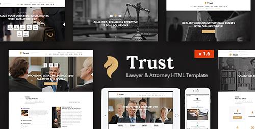 ThemeForest - Trust v1.6 - Lawyer & Attorney Business HTML Template - 14805329
