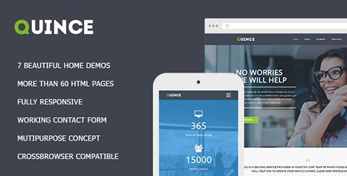 ThemeForest - Quince v1.0 - Modern HTML Business Template - 15900936