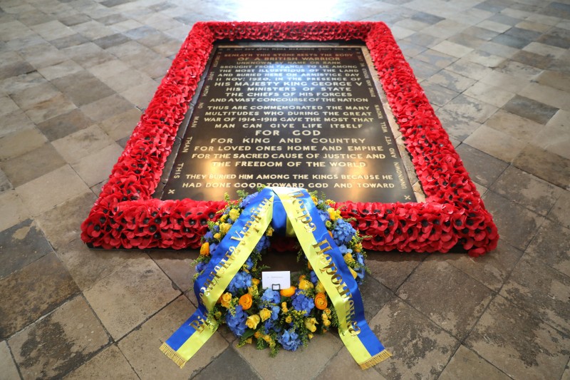 Президент поклав квіти до Меморіалу невідомого бойца у Вестмінстерському абатстві